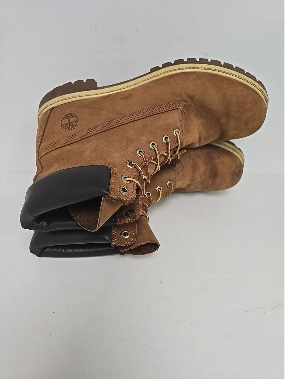 Timberland Men's Boot 6 Inch Premium Waterproof Leather 72066 Rust Nubuck 13M